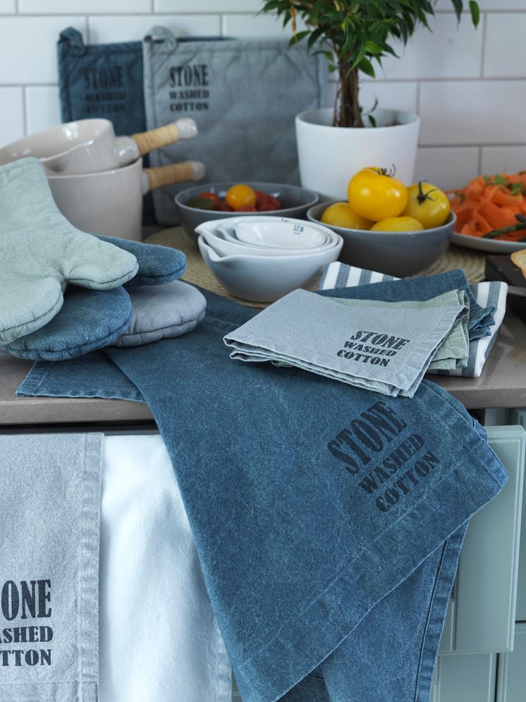 Oven glove, pan holder, kitchen towel, napkin Stockholm_2
