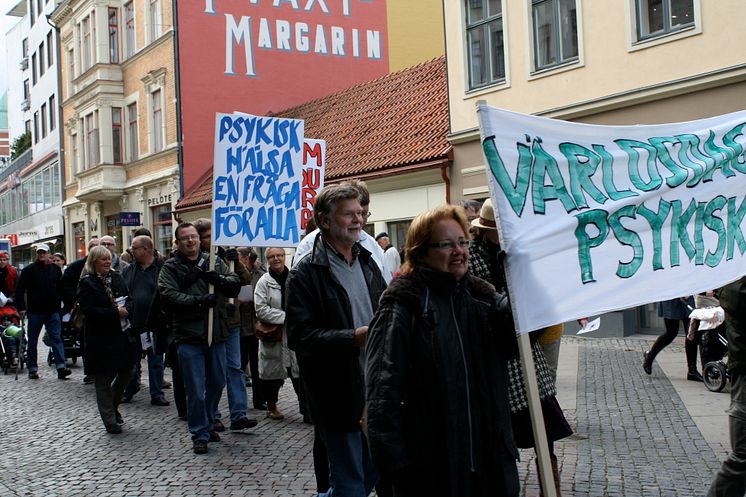 Manifestation för psykisk hälsa