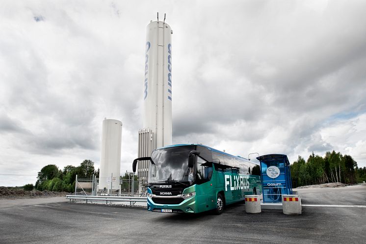 FlixBus Biogas Bus 