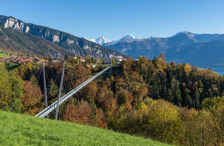 Panoramahaengebruecke Sigriswil © Interlaken Tourismus Byline swiss-image.ch Fotograf Mattias Nutt