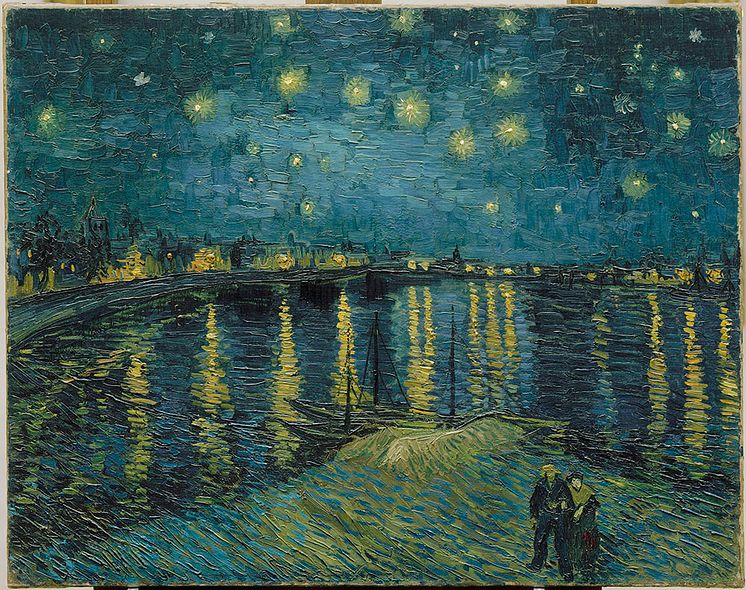 Vincent van Gogh Starry Night over Rhone 1888