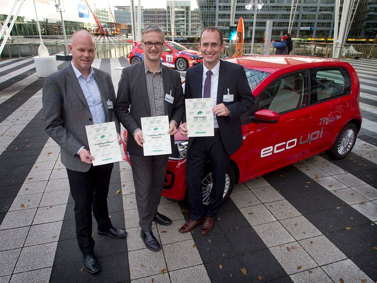 Gröna Bilister belönade Volkswagen i München