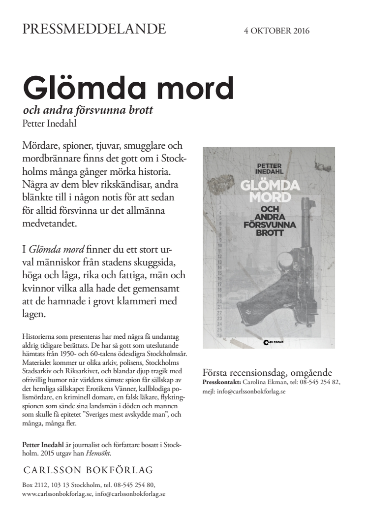 Glömda mord och andra försvunna brott 