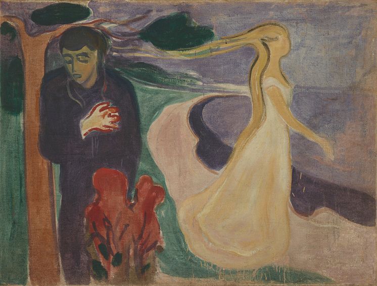 Edvard Munch - Separation - oil on canvas 1896 - Photo - Munchmuseet