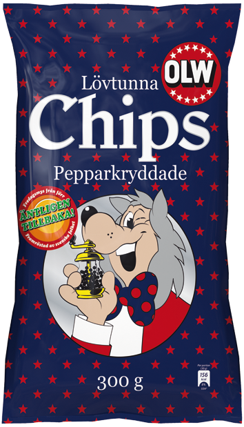 OLW Lövtunna Pepparchips