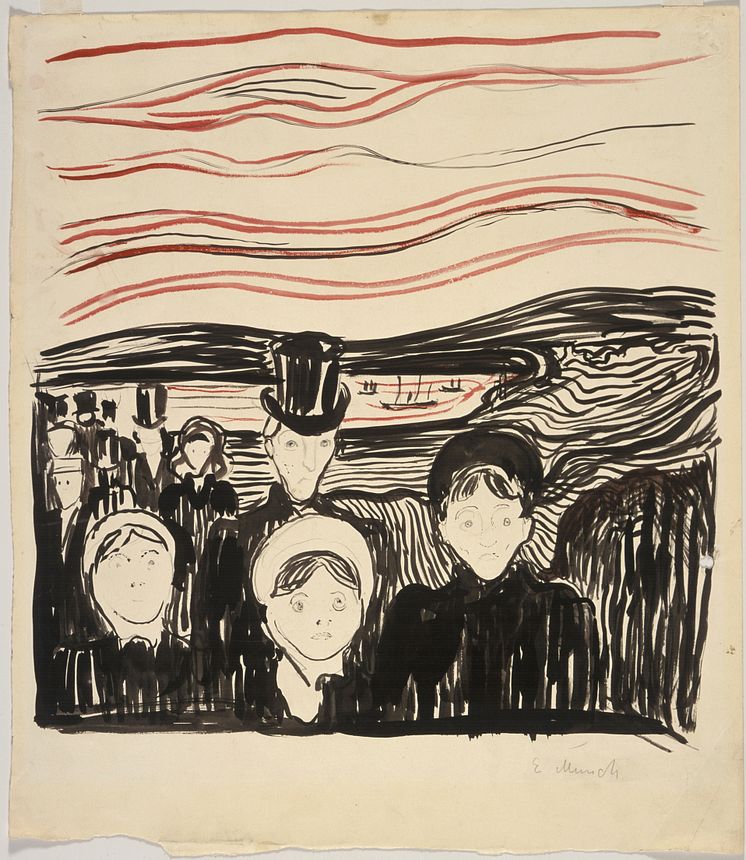 Angst, Edvard Munch, 1896, Munchmuseet1