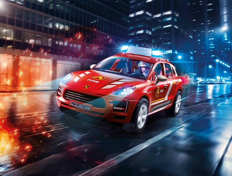 Porsche Macan S Feuerwehr (70277) von PLAYMOBIL 