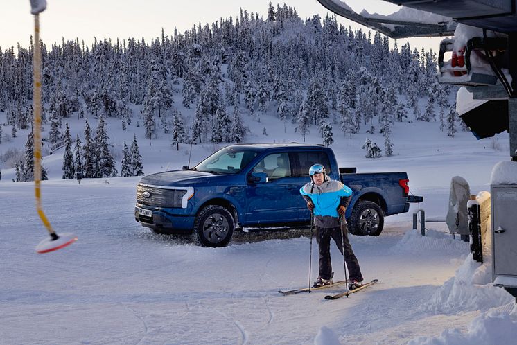 Ford F-150 Lightning Norge vinter 2023