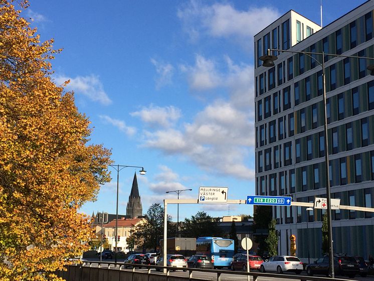 Miljön runt tomten där byggnationen ska ske