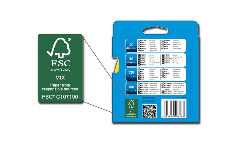FSC-certifierat slippapper - Produkt 1