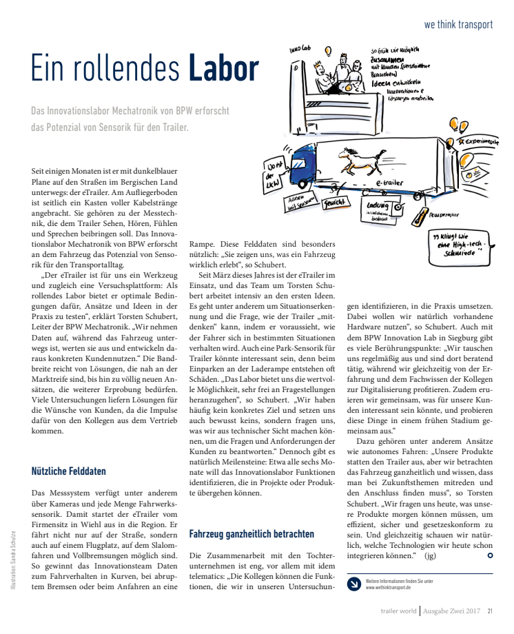 Ein rollendes Labor