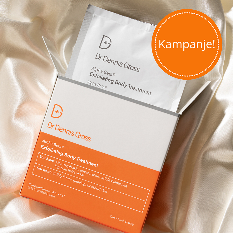 Dr Dennis Gross Alpha Beta Exfoliating Body Treatment kampanje