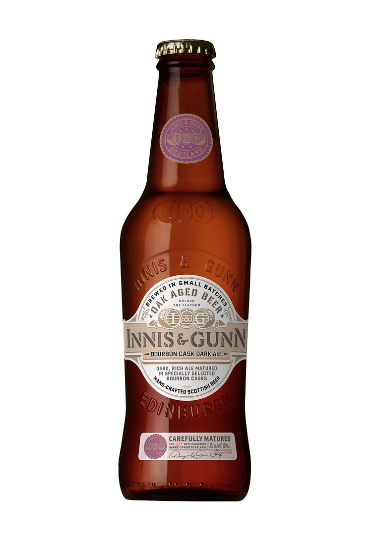 Bourbonlagrad Dark Ale – ny njutöl från Innis & Gunn