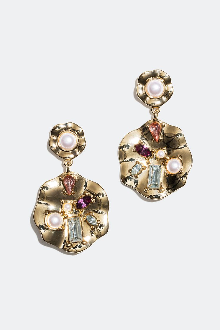 Earrings with Glass Stones