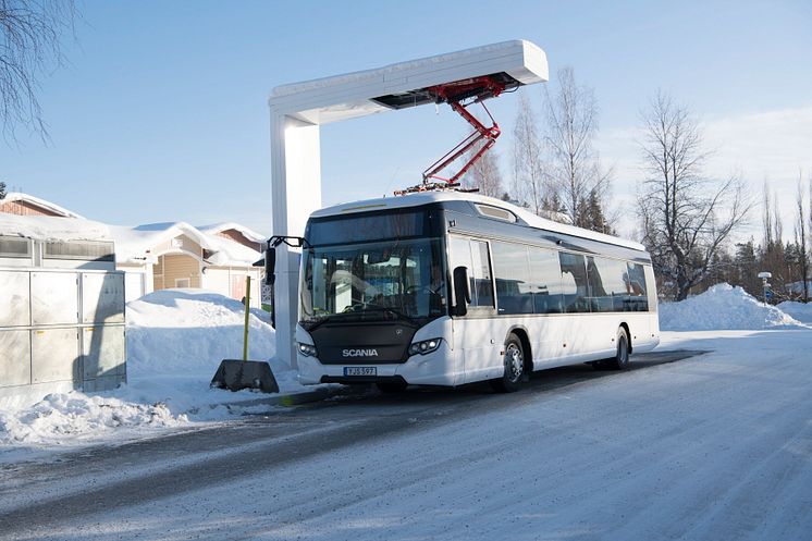 Neue Bus-Ladestation