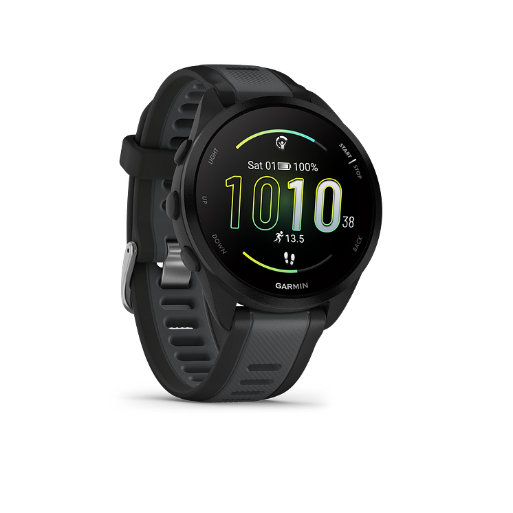 Forerunner165_HR_black_front-right_0000_black_watchface