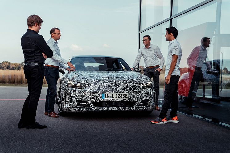 Audi RS e-tron GT prototype, 3 udviklere og 1 racerkører