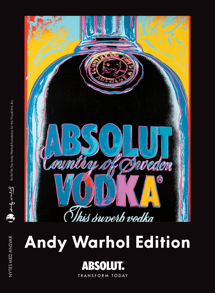 Andy Warhol drinker og inspirasjon