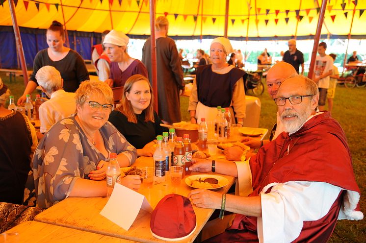 Hamar middelalderfestival på Anno Domkirkeodden