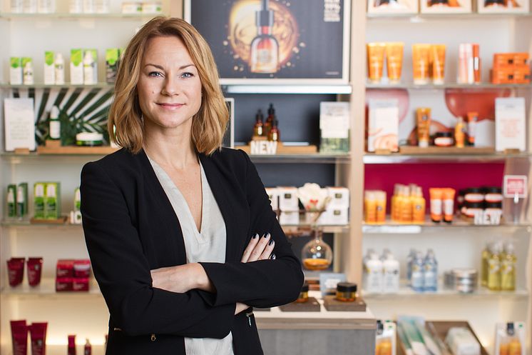 Cecilia Sahlin, VD The Body Shop Sverige