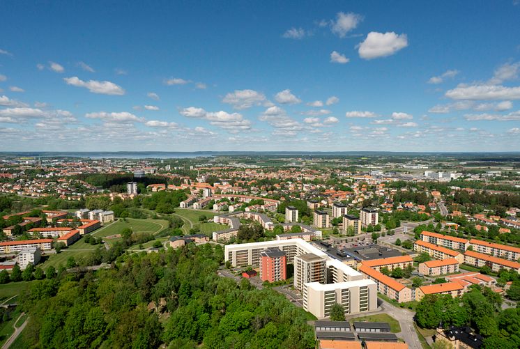 Översikt Berga Park, Linköping, Riksbyggen