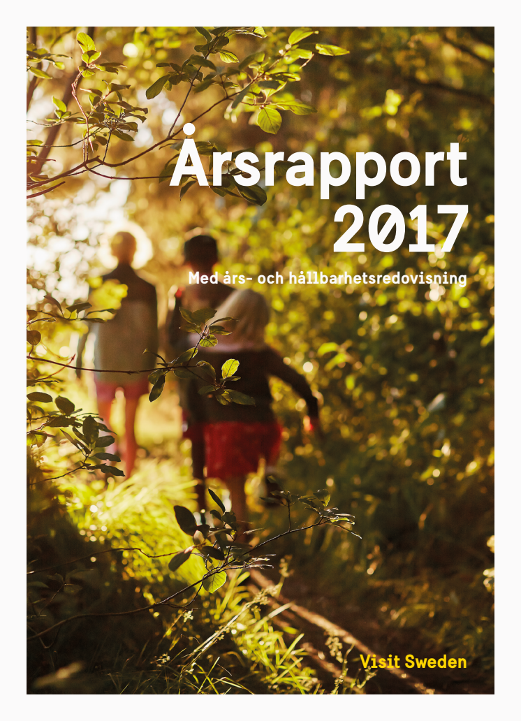 Visit Swedens års- och hållbarhetsrapport 2017