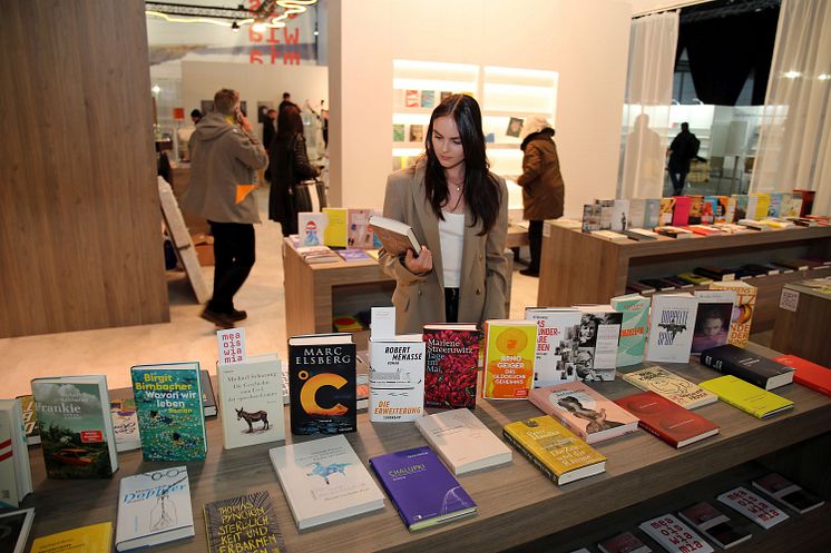 Leipziger Buchmesse - Österreich-Stand in Halle 4