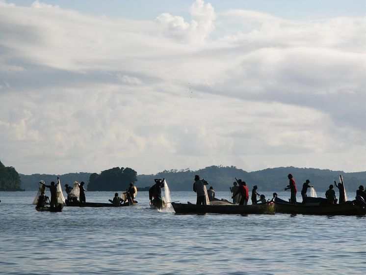 Rama-fiskere i Nicaragua
