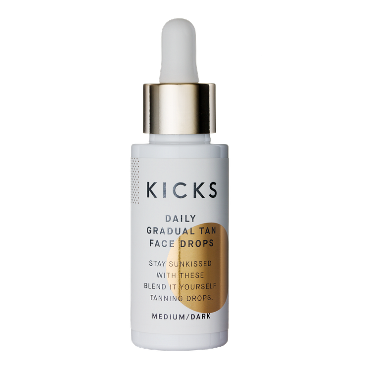 KICKS Daily Gradual Tan Face Drops MediumDark