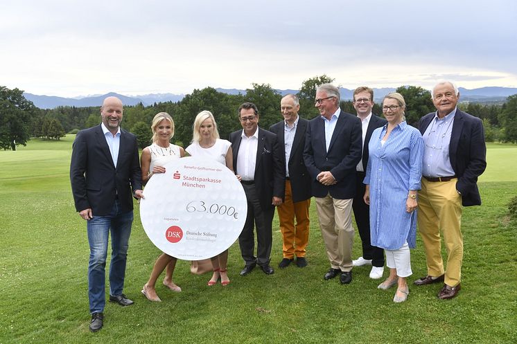 Golf-Benefizturnier der Stadtsparkasse München zu Gunsten der Deutsche Stfitung Kinderdermatologie.