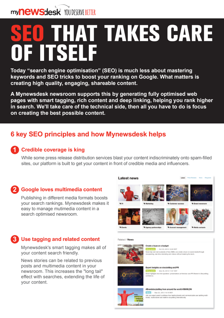 6 key SEO principles and how Mynewsdesk helps
