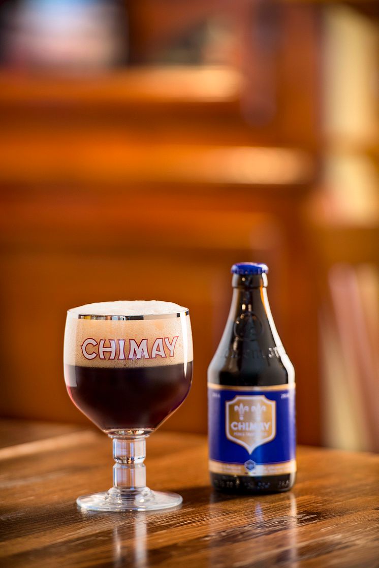 Chimay blå flaska