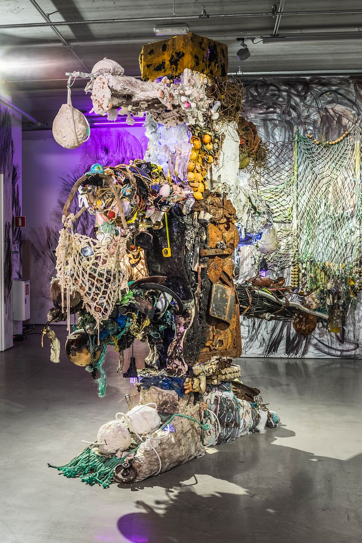 Julia Feyrer & Tamara Henderson, The Old Hag, 2015-16. Scavenged and collected materials.