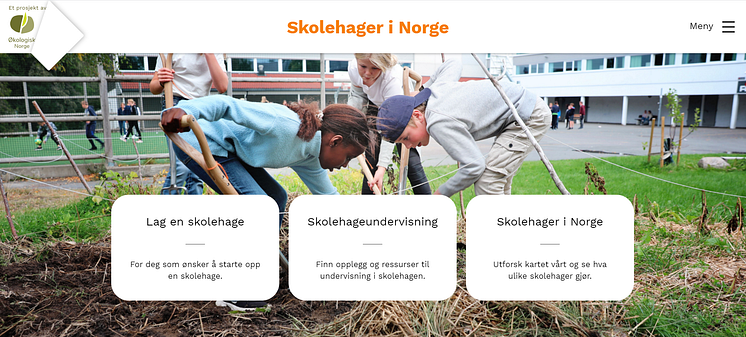 Skolehager i Norge - ny nettside 