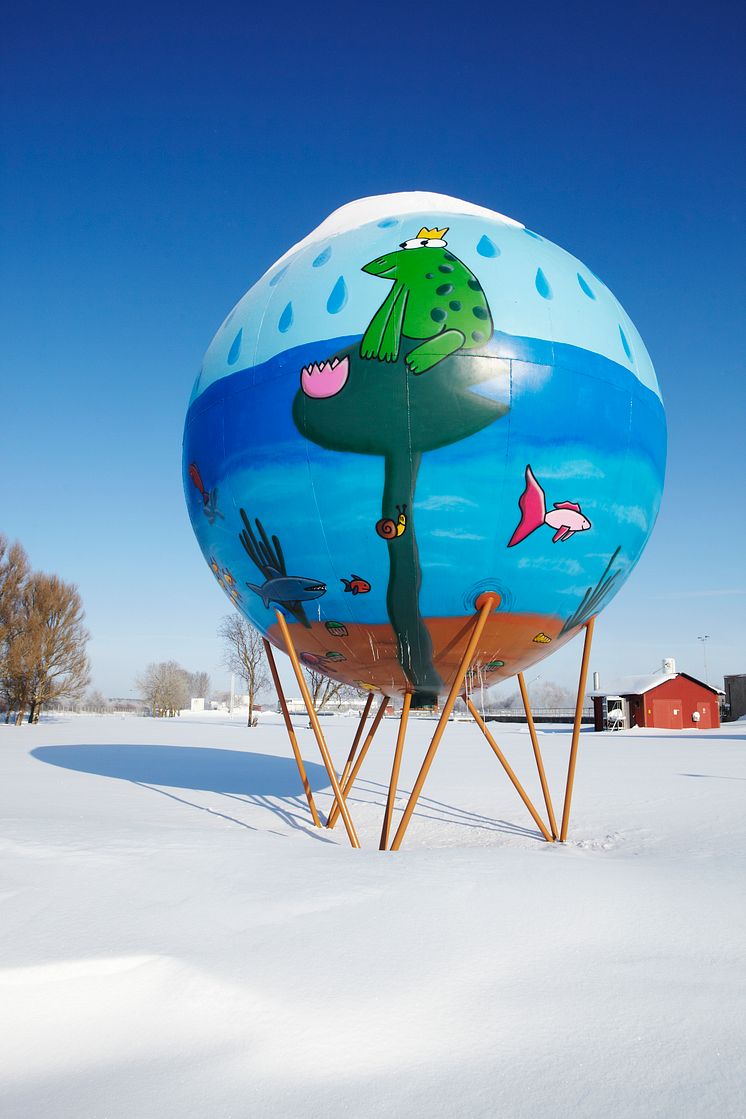 Globen på Ekeby Reningsverk