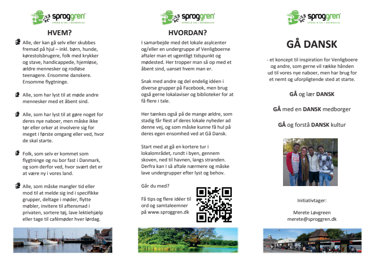 GÅ DANSK - folder