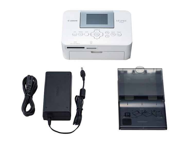 SELPHY CP1000 Whats in the box kit White