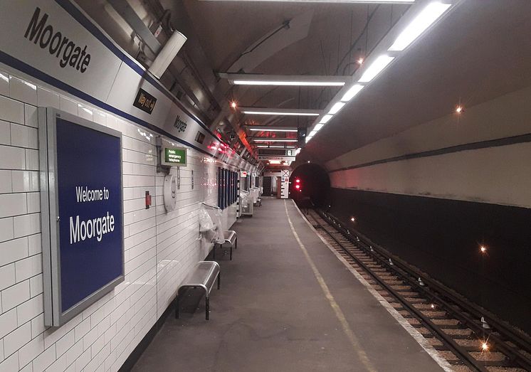 Moorgate lighting improvements