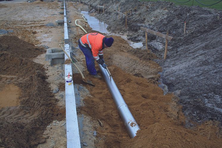 BLÜCHER EuroPipe - rostfria avloppsrör för installation ovan och under mark