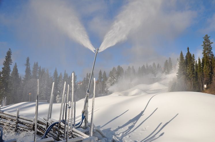 Snöläggning Vemdalsskalet 