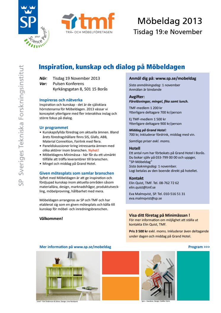 Möbeldagen 2013 program