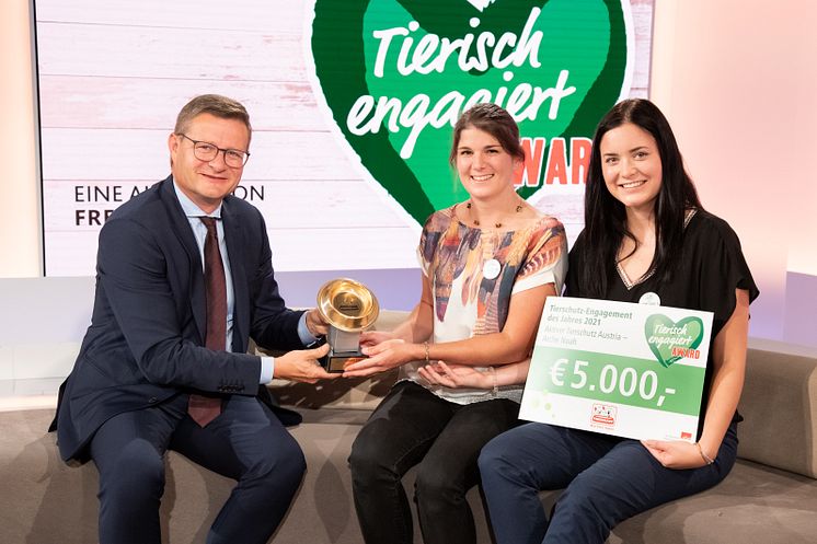 Fressnapf TEA 2021 Tierschutzengagement des Jahres Aktiver Tierschutz mit Hermann Aigner