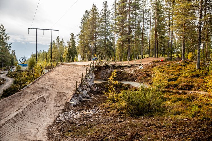 Nok et spektakulært byggverk i Trysil Bike Arena