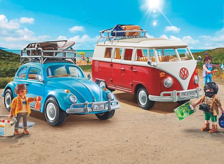 Die neuen Volkswagen Modelle „Bulli“ und Käfer von PLAYMOBIL