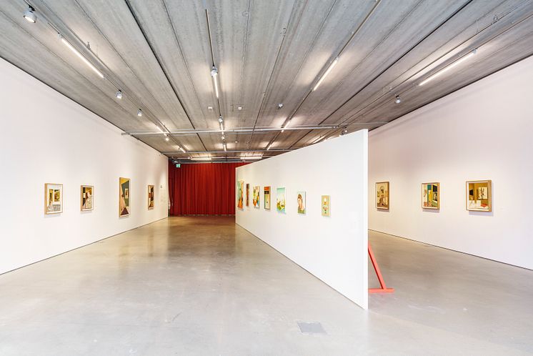 Installationsvy, Jens Fänge, Drömmarna, 2018, Bonniers Konsthall