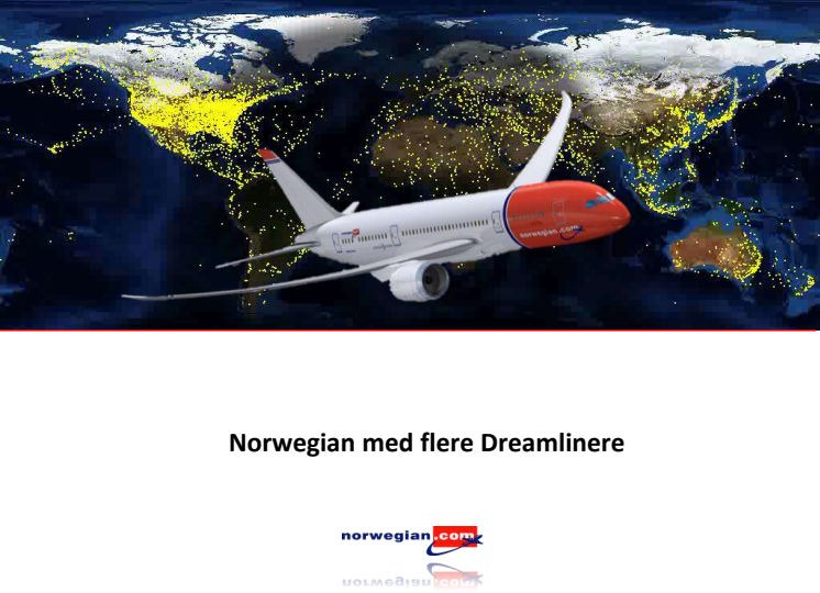 787 Dreamliner til Norwegian