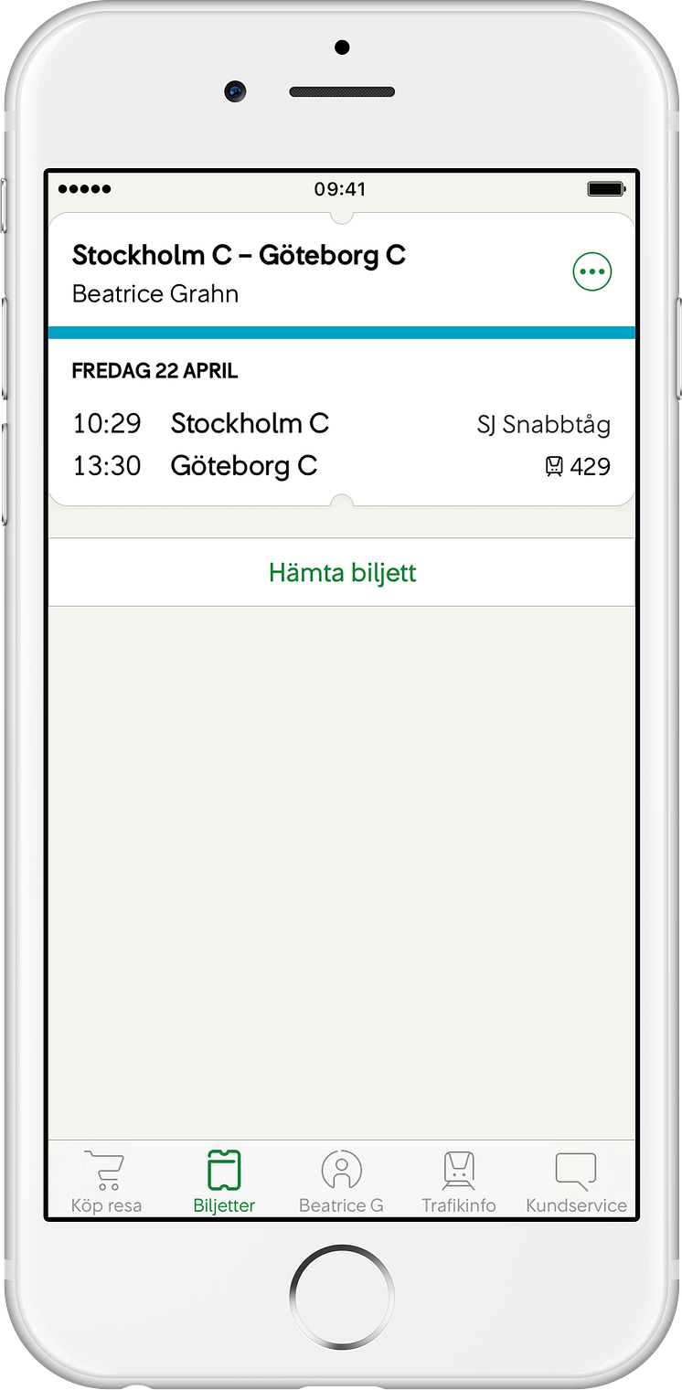 Sj App Biljett