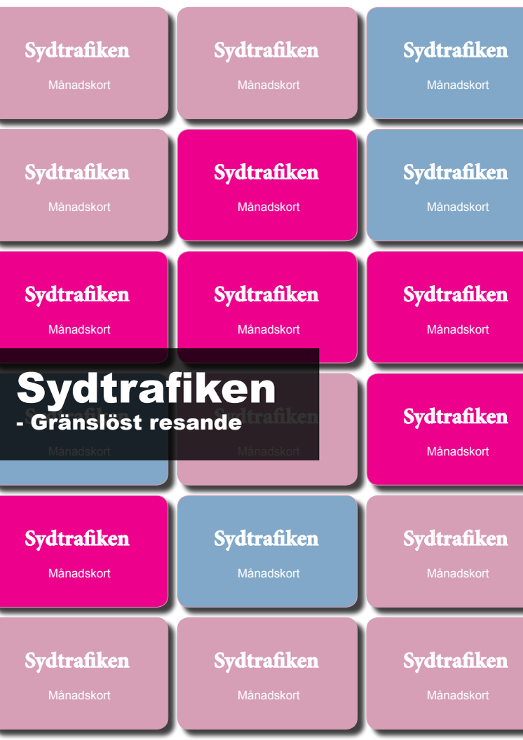 Sydtrafiken - Gränslöst resande