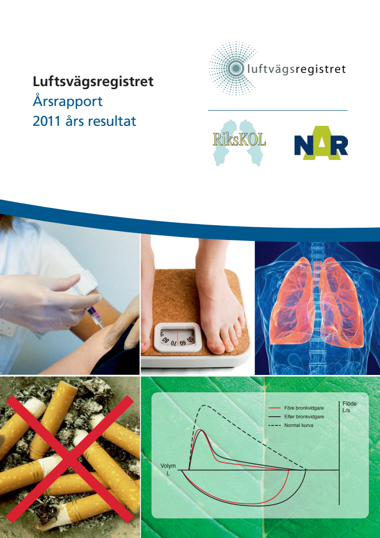 Nationella KOL-registret Luftvägsregistret/RiksKOL, Årsrapport 2011