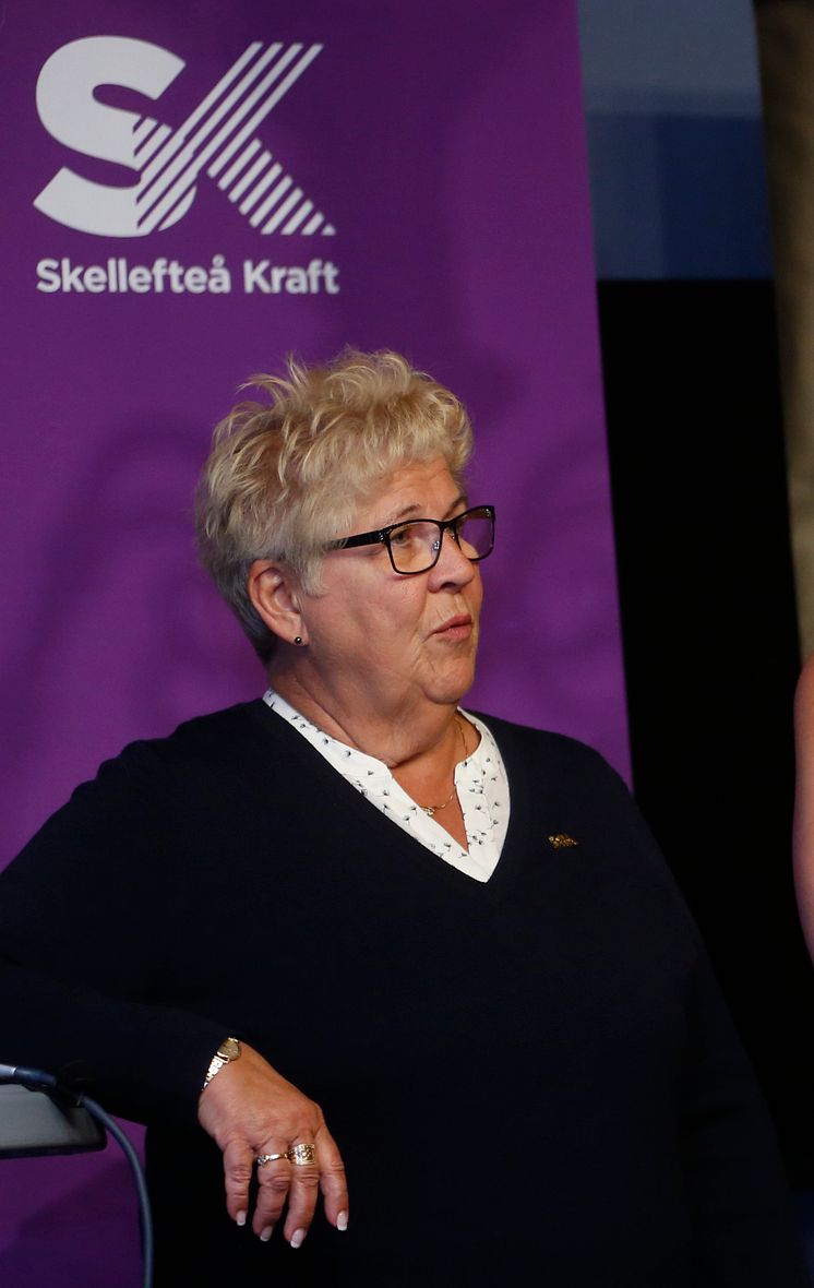 Bild från presskonferens i Almedalen om Northvolts etablering